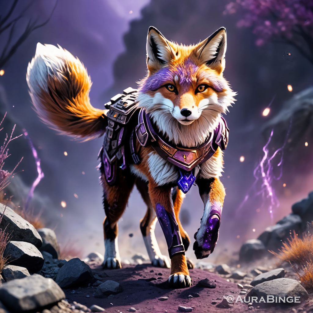 Stormbound Sentinel: The Arcane Fox - Unisex T-Shirt