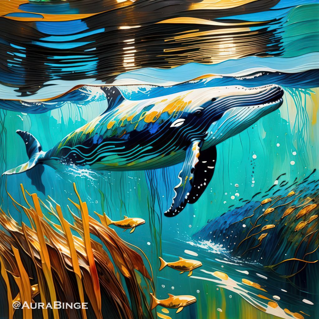 Ocean Symphony: The Majestic Whale's Journey - Unisex T-Shirt